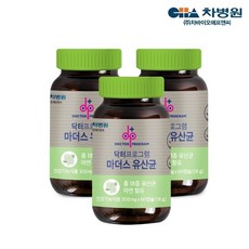 [차병원] 차바이오 닥터프로그램 마더스 유산균 60캡슐 X 3병 (6개월분), 3개, 60정