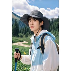 KDCO 남녀공용 등산모자 아웃도어 버킷햇 벙거지 자외선차단, 네이비