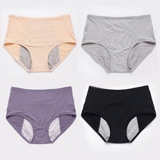 Ondre 女性大尺碼防漏生理褲 4件組
