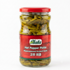 튀르키예 직수입 Alata 고추 피클 650g 아삭한 매운 고추 절임 Turkish Style Pickled Hot Peppers, 1개