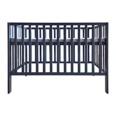 喬依思 型號 79182 LIZ 台灣製造檢驗合格嬰兒床-附4公分床墊-白/灰/深藍, 白/灰/深藍