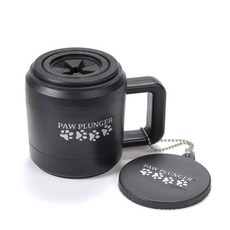 발 플런저 u2013 반려견 및 강아지 필수품 휴대용 세척기 중형견에게 이상적 검은색