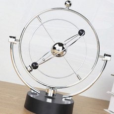 회전 밸런스볼 장식 책상 데스크 모빌 과학 소품 장난감, good day 회전형진자운동-단품