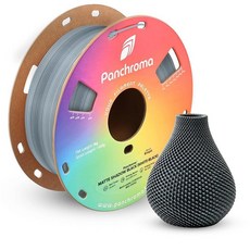Polymaker Panchroma 듀얼 컬러 매트 PLA 필라멘트 포기 오렌지 (그레이-오렌지) 1.75mm 3D 프린팅 프린터 대부분의 FDM 프린터에 적합 1kg 스풀, 14 127 - 1.75mm 듀얼 매트 섀도우 블랙 (