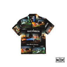 GOODFORIT / 美國Loser Machine Lowrider改裝車人造絲短袖襯衫，展現美式復古風格, L, 1個