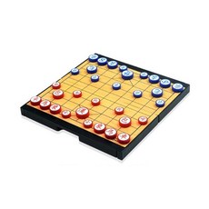 휴대용 자석 장기 접이식 보드게임 수납 세트 미니 미니게임 전통놀이세트 휴대용보드게임 두뇌개발완구 지능개발완구, 1개