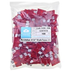 카휴즈 자동차용 퓨즈 ATOF 블레이드휴즈 리틀휴즈, 100개, 10A