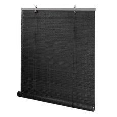 내부 창문용 대나무 블라인드 설치가 쉬운 실내 창문용 대나무 블라인드 실내 창문 및 실외 파티오용 맞춤형 롤러 쉐이드 너비 96.5cm x 높이 215.9cm(38 x 8