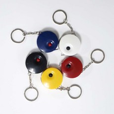 오렌지미싱 고리줄자 원터치 옷 피팅 줄자 키홀더, 1개