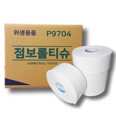 채채 점보롤 화장지 엠보싱 2겹 물에 잘 녹는 위생용품, 4개, 4개입