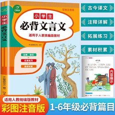 開心國小生漫畫必背文學常識積累大全：小初高語文重點考點積累大全【椰子圖書】, 小學生必背文言文