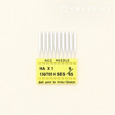 NCC 가정용 미싱바늘 니트용 부자재 4종, 14호, 1개