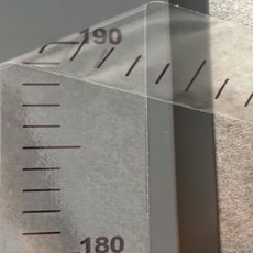 더휴즈 키재기 눈금 스티커 키성장 키재기자, 1개