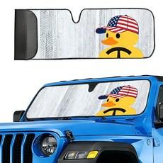 ZAZCQIL 지프 랭글러 TJ JK JL & 글래디에이터 JT 2/4 도어 퍼니 베어 창문 햇빛 가리개 자외선 및 열 보호용 글래디에이터용 재미있는 앞유리 커버 19096, 패턴 3