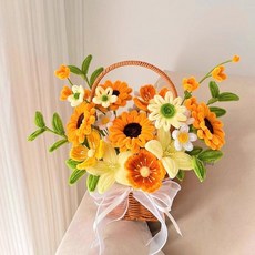 모루 꽃 만들기 DIY 꽃만들기 꽃다발 키트 입학식, 번영하는