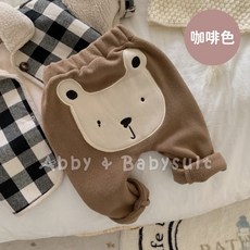 Abby & Babysuit 加絨熊熊保暖長褲
