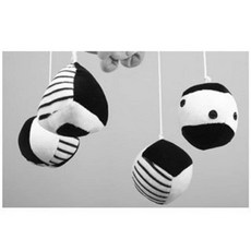 흑백장난감 신생아흑백모빌 도형모빌 더블구성용 신생아 봉제 도형인형 더블