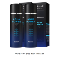 리코셀 퍼펙트맨 아쿠아파워 올인원 에센스, 150ml, 2개 150ml, 2개