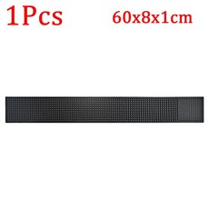 호환 바매트 고무 커피 논슬립 PVC 컵 카페 바리스타 칵테일 바텐더 용 방수 내열성 배수, 1Pc 60X8X1cm