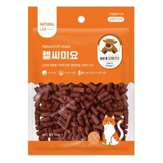 네츄럴랩 고양이 헬씨미요 간식, 혼합맛(비프/오메가3), 100g, 1개