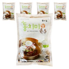 쿡마을 동치미맛 냉면육수 300g x 20개 동치미육수