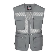 [이지바이] (95~120사이즈까지!!!) 남성 망사 조끼_사계절용 빅사이즈 왕메쉬 그물 등산 아웃도어 낚시 만능 조끼