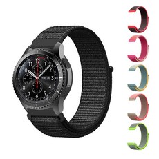 스포츠 루프 스마트워치 스트랩 20mm, 플래시 블랙