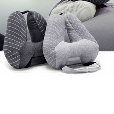 장착 안대 목쿠션 목편한 목베개, 진그레이