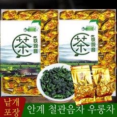 향기 중국 복건성 안계현철관음차 우롱차 철관음, 1세트, 64개입, 500g