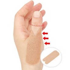 손가락패치 염좌방지 핑거방수밴드 10매입 남자여자 80642ea 1(pc), 1개