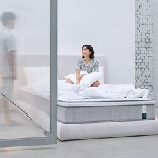 (신상품 출시+쿠폰4만원) 휴도 제주 29cm 허리 라텍스 매트리스 본넬 S SS Q K LK 싱글 슈퍼싱글 퀸 킹, 그레이_HA01536, 중간 부드러움