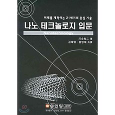 나노 테크놀러지 입문, 성안당, 천합지이 저/김태엽, 홍영대 공역