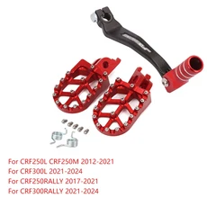 오토바이 후면 발 페그는 혼다 CRF250L 2013-2020 CNC 용 브레이크 시프트 시프터 레버 페달에 달려 있습니, 05 Set 2