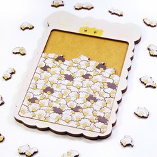 異形疊疊樂拼圖 解壓益智玩具 創意木製擺件 兒童生日禮物, 1個, 綿羊疊疊樂