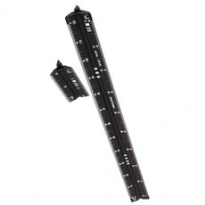 알루미늄자 삼각 스케일자 300mm 제도용품, 1개