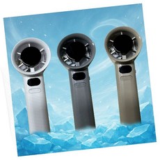 부스터 미니팬 핸디선풍기 손풍기 휴대용 강력한 바람, 상세페이지 참조, 그레이