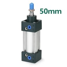 NUODA SC 표준 실린더 공압 에어 보어 더블 액션 실린더 도구 스트로크 32mm 40mm 50/63mm 25mm 50mm 75mm 100mm 125mm 150, Bore 50mm, 7)50mm Stroke