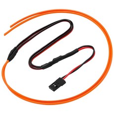 크레이지포니 RC LED 스트립 라이트 TRX4M SCX24 1/24 1/18 크롤러 업그레이드용 유연한 컷테이블(빨간색), Red