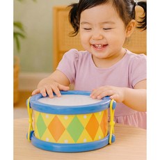 (다르담) 베이비 드럼 유아 음악 악기, 1개