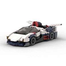 사이버 포뮬러 아스라다 GSX 레이싱카 레고 호환 조립 빌딩 블록, 아스라다 GSX(379PCS), 아스라다 GSX(379PCS), 1개