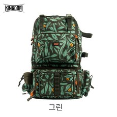 킹덤 루어 다용도 낚시 공구 수납 백팩, 그린