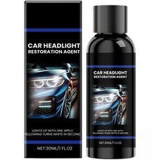 헤드라이트 클리너 - 차량 헤드램프 수리제 복원 키트 자동차 4-in-1 방수 부드러운 복원제 트럭 렌즈 수리용 USA