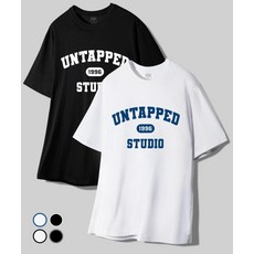 UNTAPPED STUDIO 1996 스튜디오 오버핏 반팔 티셔츠 4 COLOR 275870