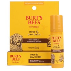 버츠비 노즈 앤 포밤 1팩 코코아버터 Burt's Bees for Pets Nose and Paw Balm with Beeswax & Cocoa, 1개, 1g
