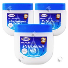 브라이튼 퓨어 페트롤리움 젤리 (100% PURE) 프로텍트 모이스춰라이즈 스무디~ 프리미엄 바세린, 3개, 100g