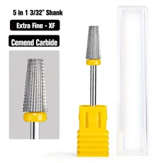 1개/3개 전문가용 텅스텐 스틸 다이아몬드 네일 드릴 비트 큐티클 제거 전기 호환, 03 Yellow 1pc