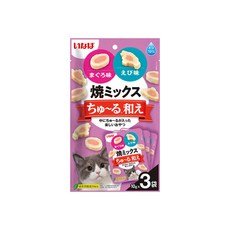 [오늘까까] 이나바 야끼믹스 츄르 범벅, 4개, 30g, TSC-183 참치&새우