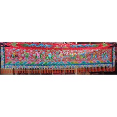 泓展工藝坊 平繡八仙彩, 1個, 十二尺