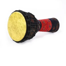 11인치 젬베 드럼 섬유 피부 휴대용 아프리카 전문가용 성인 초보자 탬버린 핸드헬드 타악기, 04 Totem