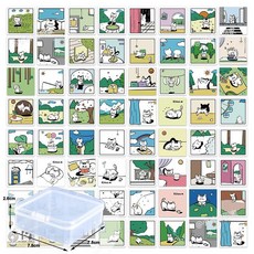 픽시케이드 모바일게임메이커 고양이 스티커 오리지널 조이스틱 그려 만들자 그려서, 고양이 스티커 60개+박스